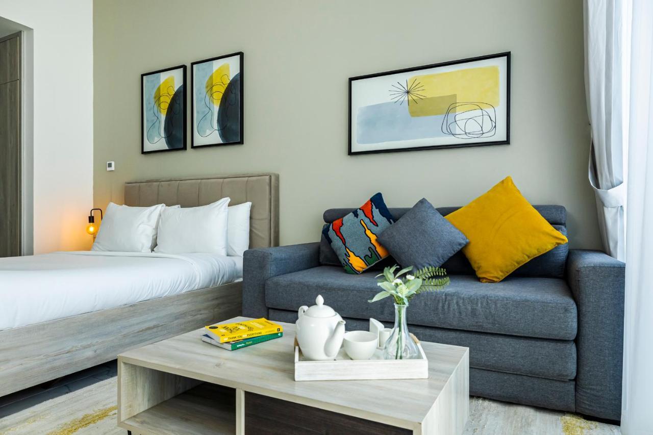 Ferienwohnung Unlock Waters Edge Dubai Exterior foto