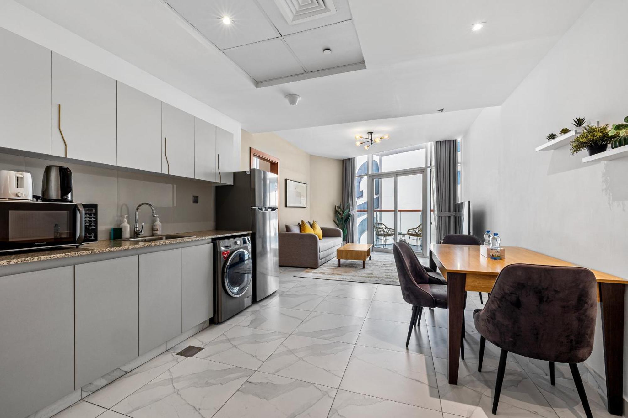 Ferienwohnung Unlock Waters Edge Dubai Exterior foto