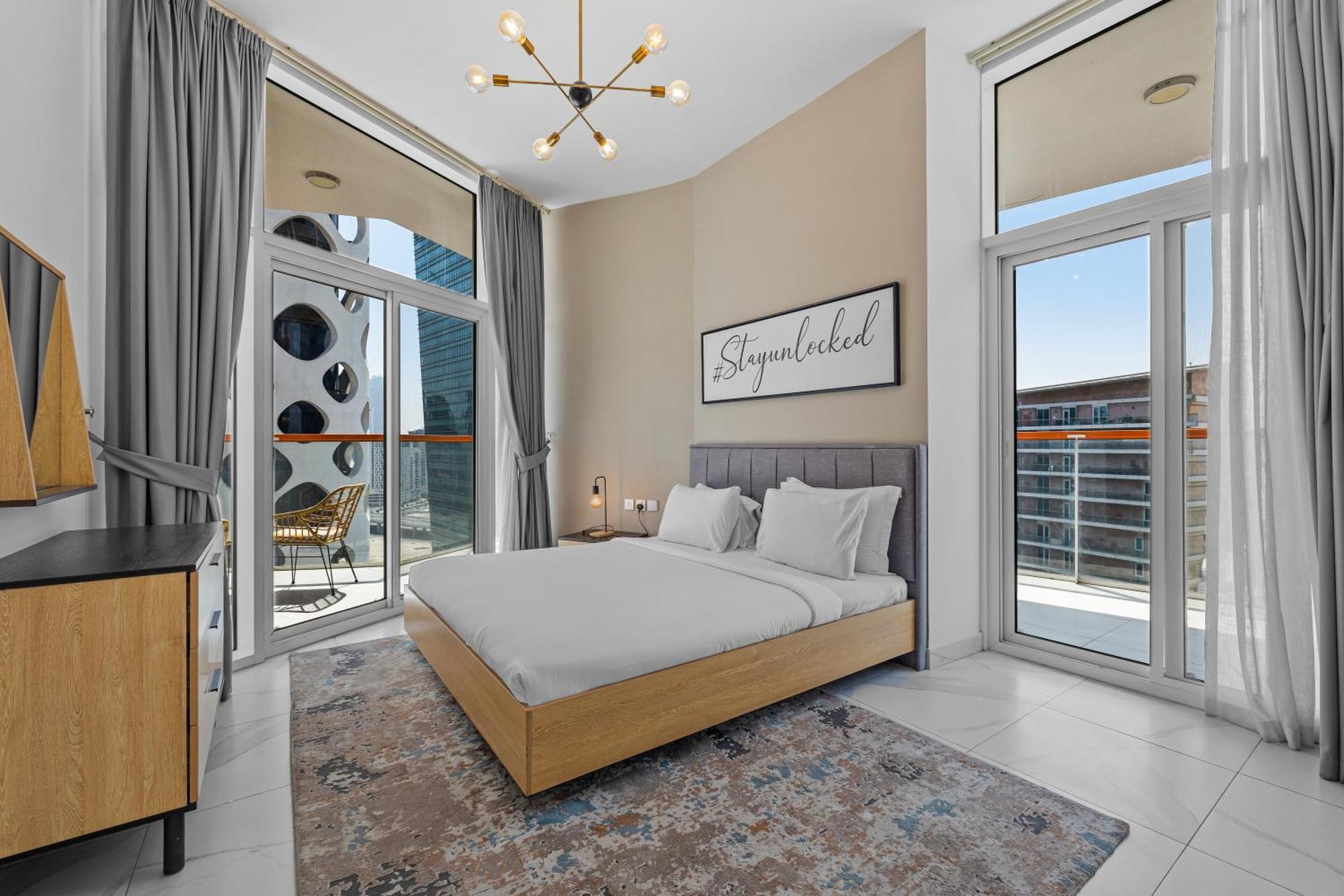 Ferienwohnung Unlock Waters Edge Dubai Exterior foto