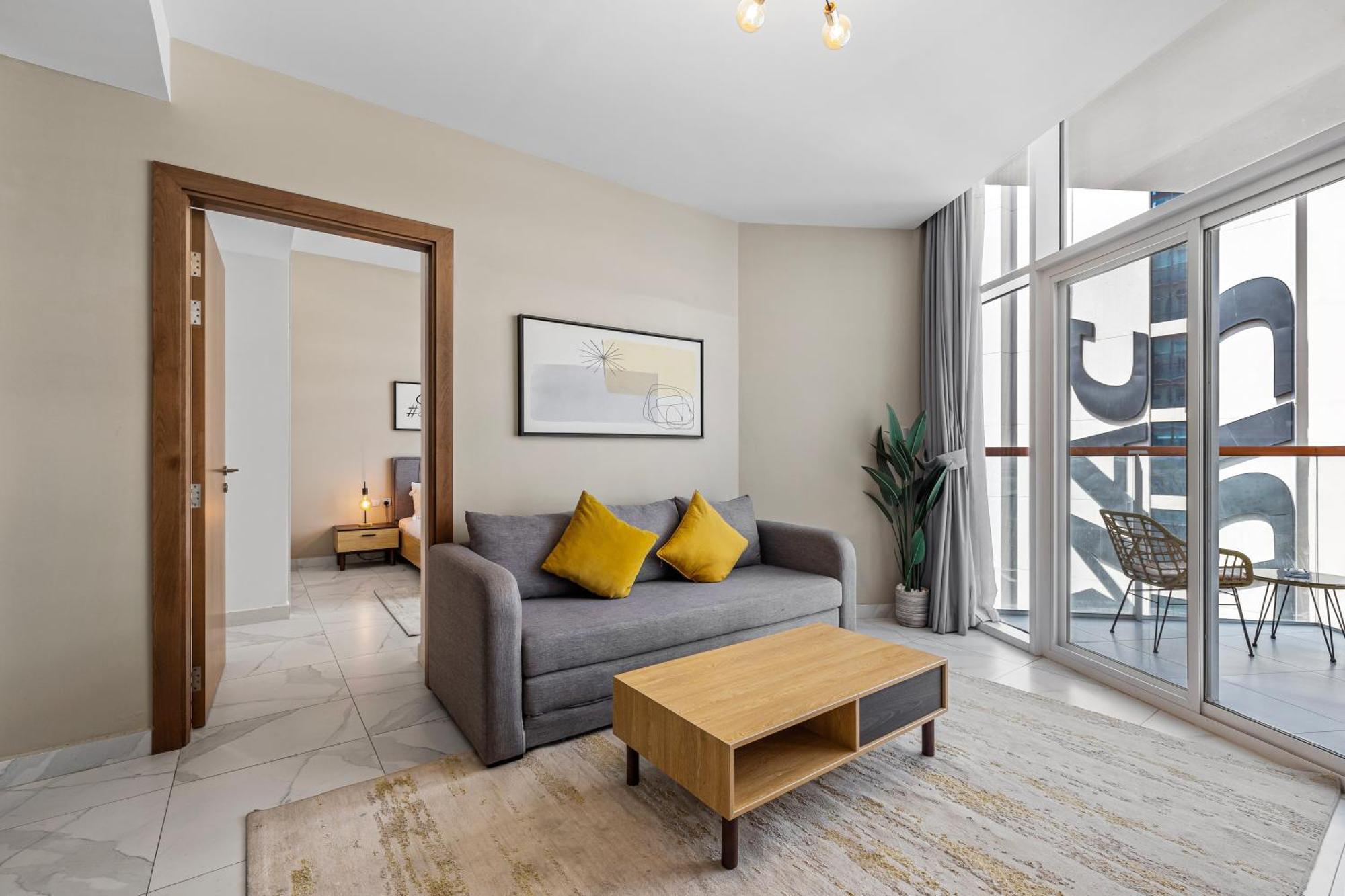 Ferienwohnung Unlock Waters Edge Dubai Exterior foto