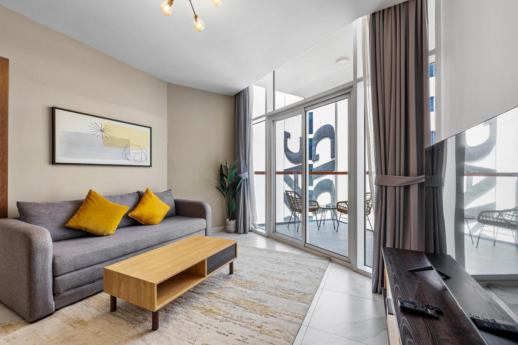 Ferienwohnung Unlock Waters Edge Dubai Exterior foto