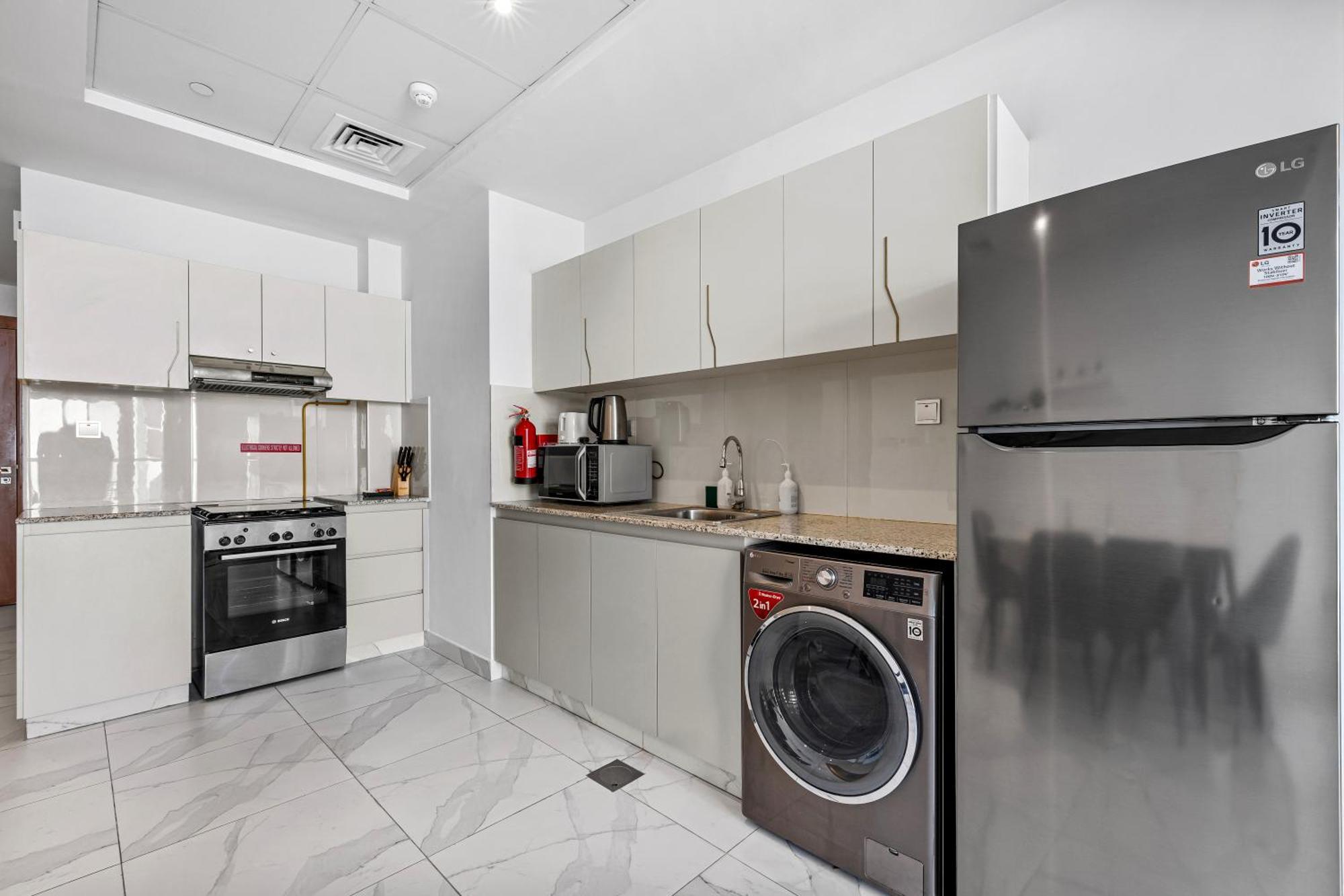 Ferienwohnung Unlock Waters Edge Dubai Exterior foto
