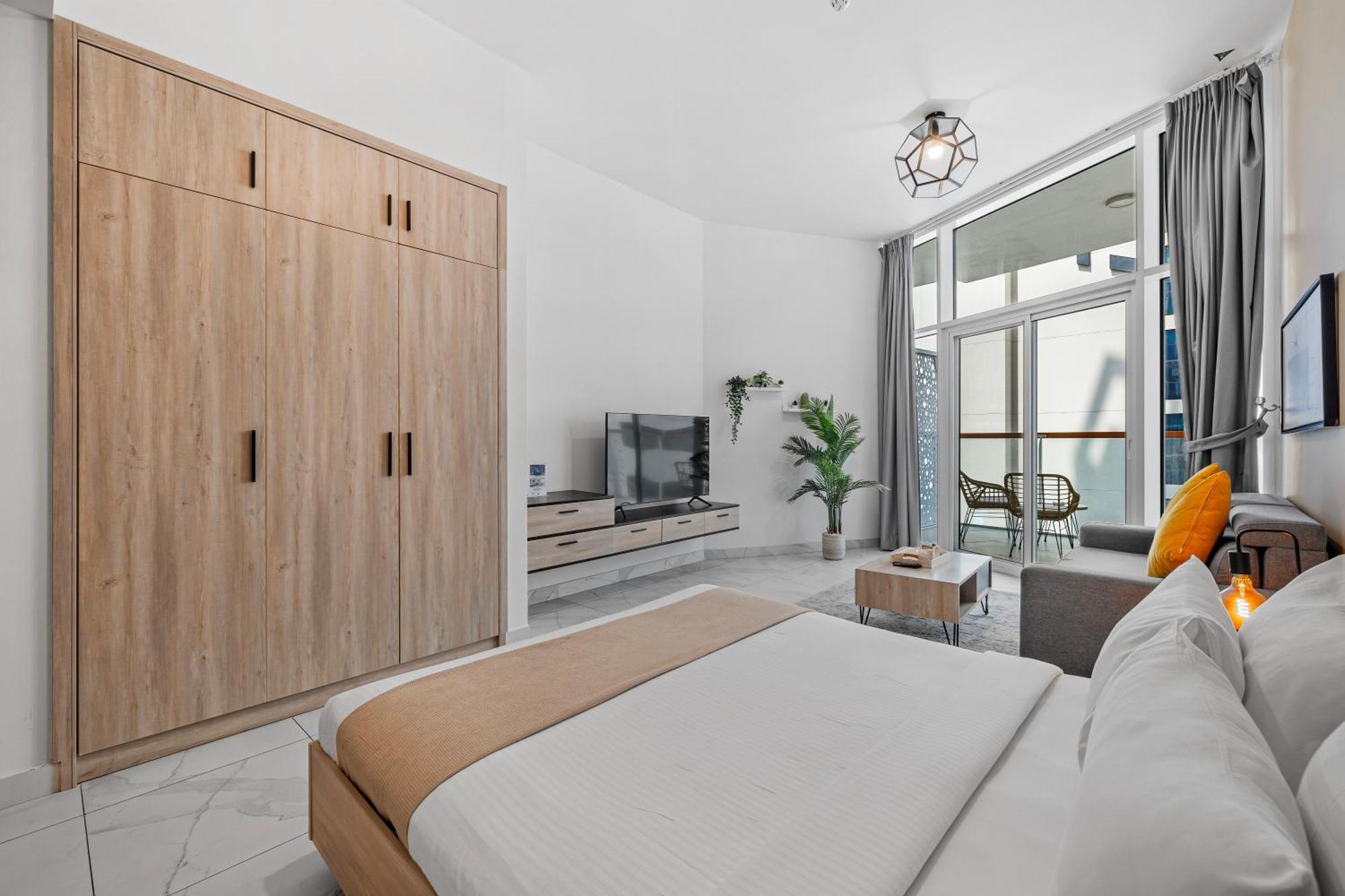 Ferienwohnung Unlock Waters Edge Dubai Exterior foto