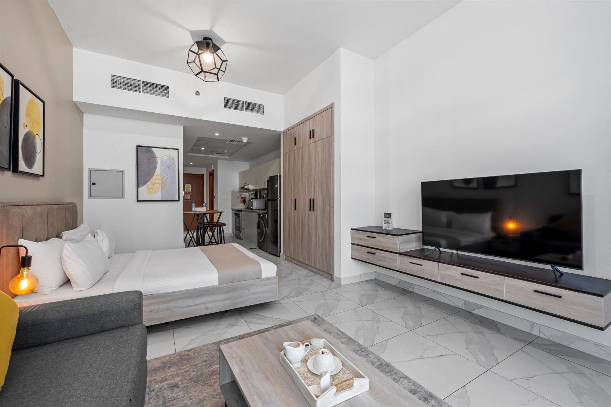 Ferienwohnung Unlock Waters Edge Dubai Exterior foto
