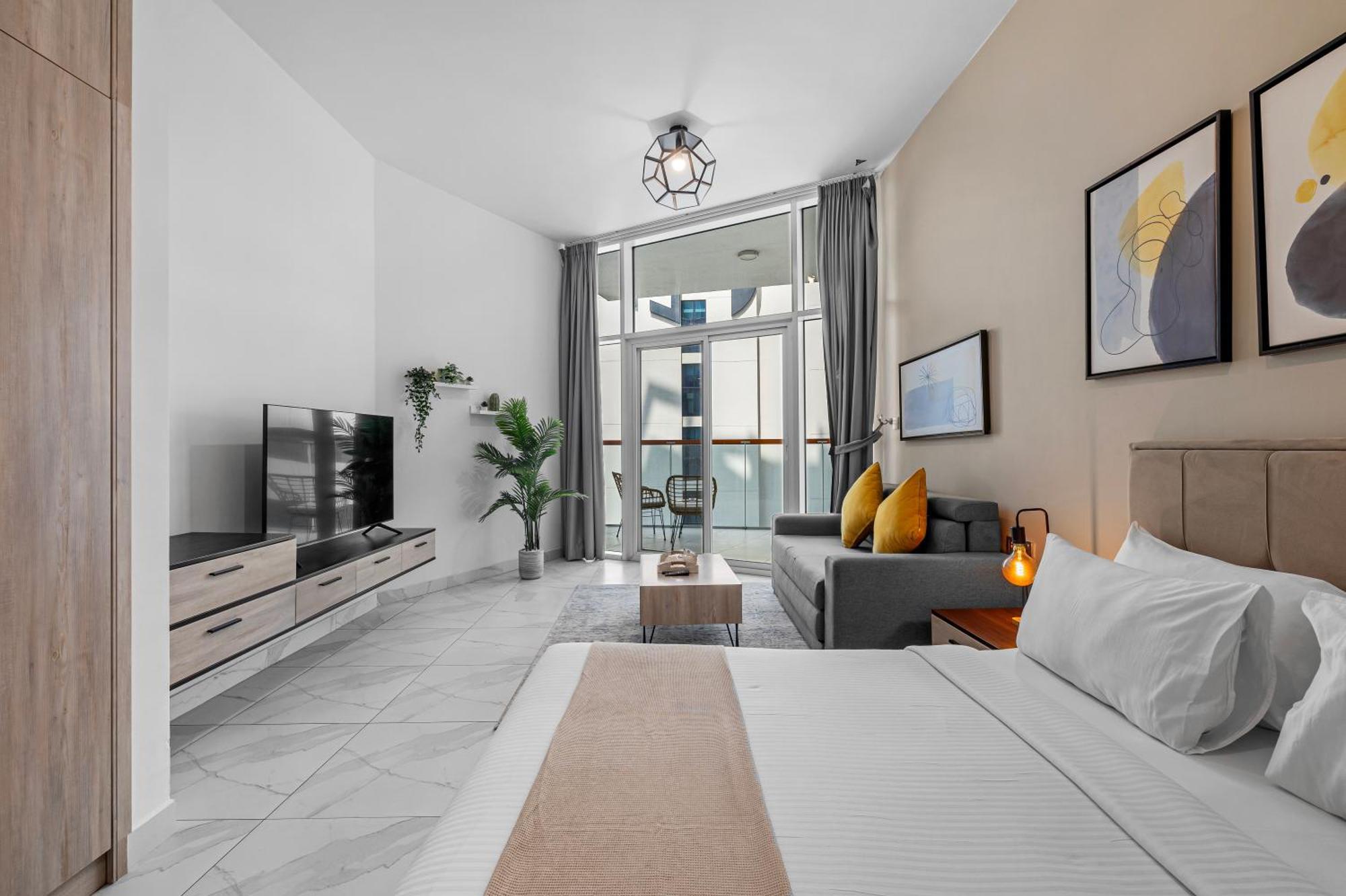 Ferienwohnung Unlock Waters Edge Dubai Exterior foto