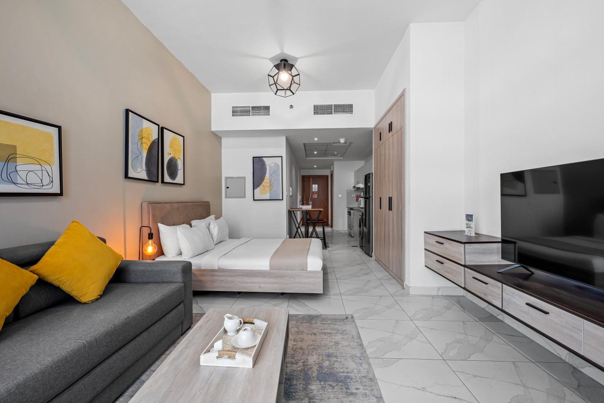 Ferienwohnung Unlock Waters Edge Dubai Exterior foto