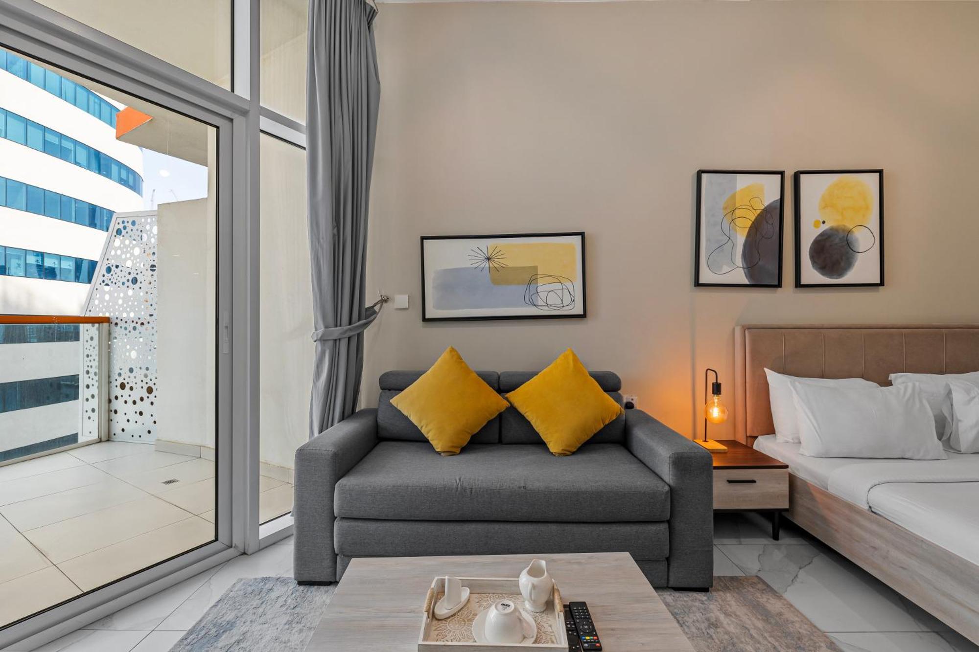 Ferienwohnung Unlock Waters Edge Dubai Exterior foto